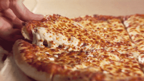 So Cheesy Yummy Pizza GIF