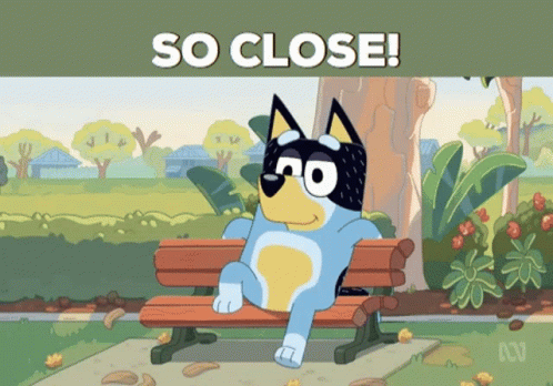 So Close Bandit Heeler Relaxing GIF