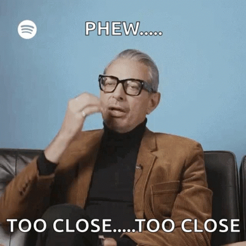 So Close Jeff Goldblum Face Palm GIF
