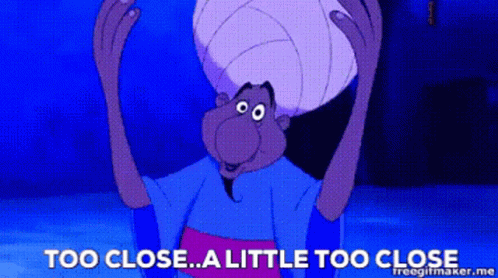 So Close Zoom In Nose Merchant Aladdin GIF