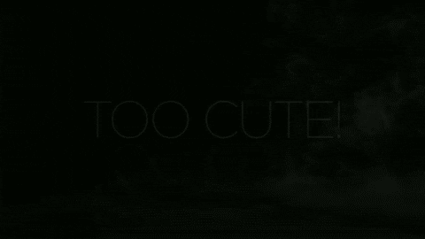 So Cute Purple Neon Text Reflection GIF