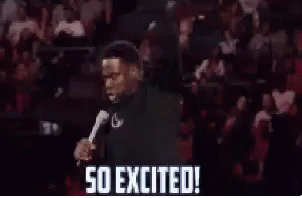So Excited Kevin Hart Crowd GIF