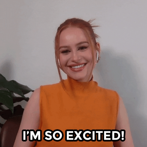 So Excited Meme Madelaine Petsch GIF