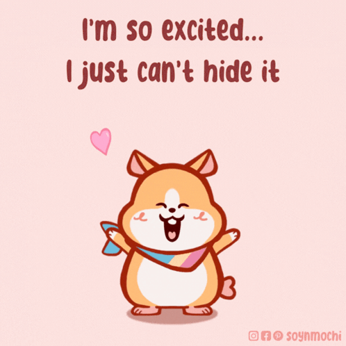 So Excites I Just Can't Hide It GIF