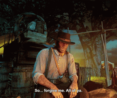 So Forgive Me Arthur Morgan GIF