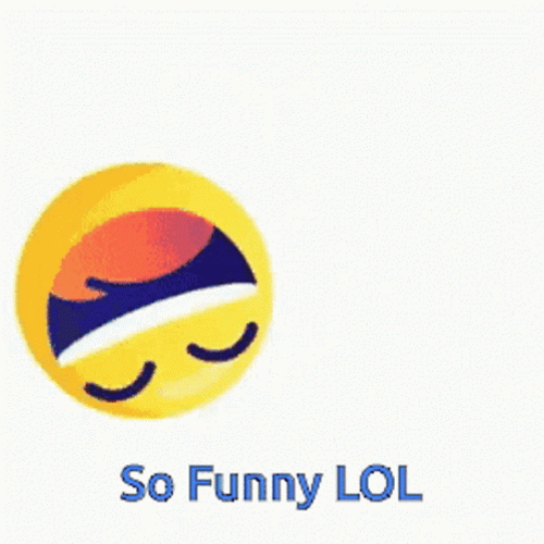 So Funny Lol Emoji GIF 