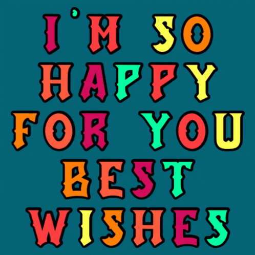 So Happy Best Wishes GIF