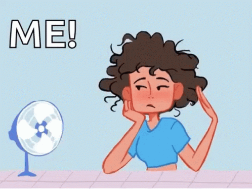 So Hot Right Now Animated Girl Upset GIF