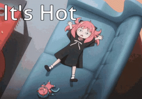So Hot Right Now Anya Forger GIF