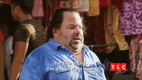 So Hot Right Now Big Ed And Rosemarie GIF