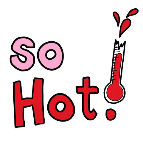 So Hot Right Now Thermometer GIF