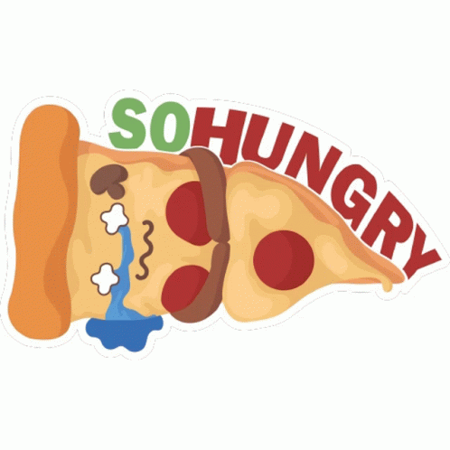So Hungry Feed Me Pizza GIF