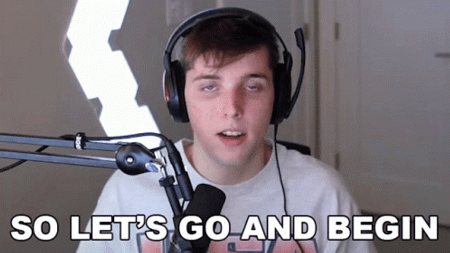 So It Begins Let's Go GIF