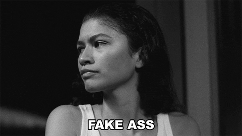 So Lame Dismayed Zendaya GIF