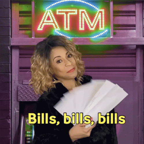 So Many Bills Coming To Girl GIF