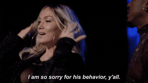 So Sorry Apologizing On Stage GIF