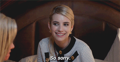 So Sorry Awkward Emma Roberts GIF