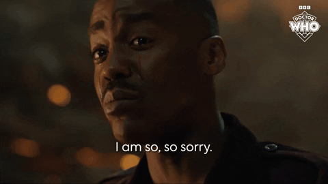 So Sorry Fifteenth Doctor Crying Doctor Who GIF