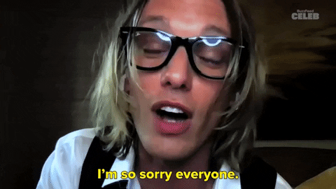 So Sorry Jamie Campbell Bower Stranger Things GIF