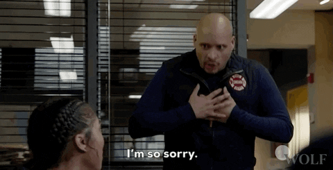 So Sorry Joe Cruz Chicago Fire GIF