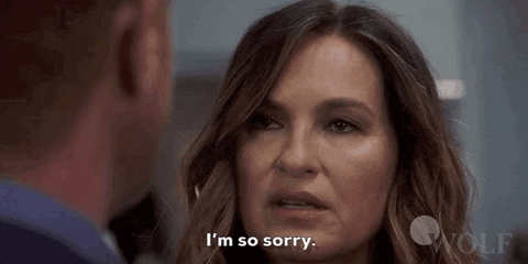 So Sorry Law And Order Mariska Hargitay GIF