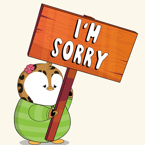 So Sorry Pudgy Penguin GIF