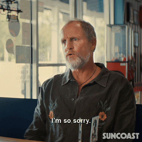 So Sorry Woody Harrelson Suncoast GIF