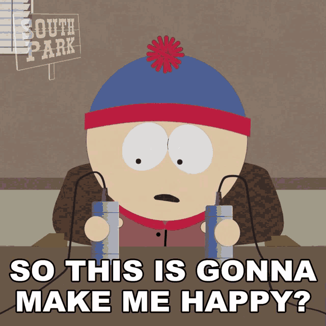 So This Is Gonna Make Me Happy Stan Marsh Gif GIF