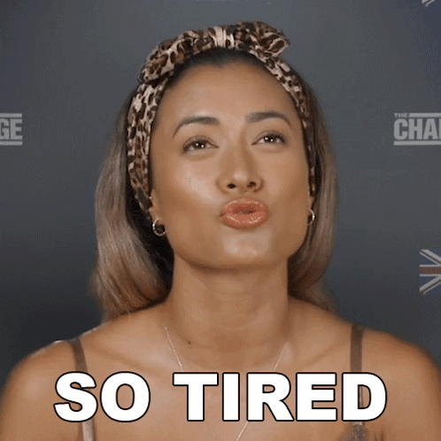 So Tired Kaz Crossley GIF