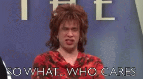 So What Who Cares Fred Armisen Snl GIF
