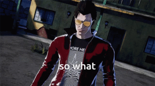 So What Travis Touchdown Animation GIF
