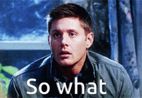 So What Jensen Ackles Passive Reaction GIF