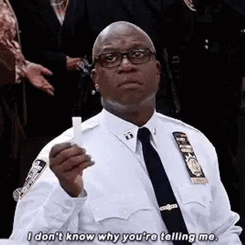 So You're Telling Me There's A Chance Guard GIF