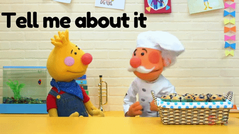 So You're Telling Me There's A Chance Puppet GIF