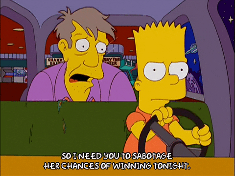 So You're Telling Me There's A Chance Simpsons GIF