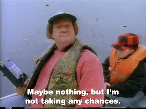 So You're Telling Me There's A Chance Sinking GIF