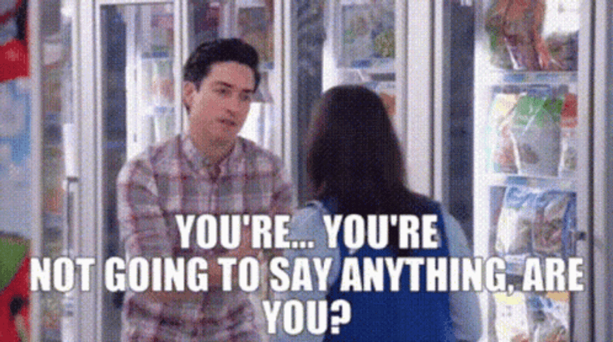 So You're Telling Me There's A Chance Speaking GIF
