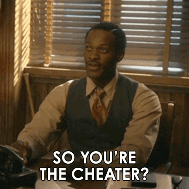 So You're The Cheater Jordane Christie GIF