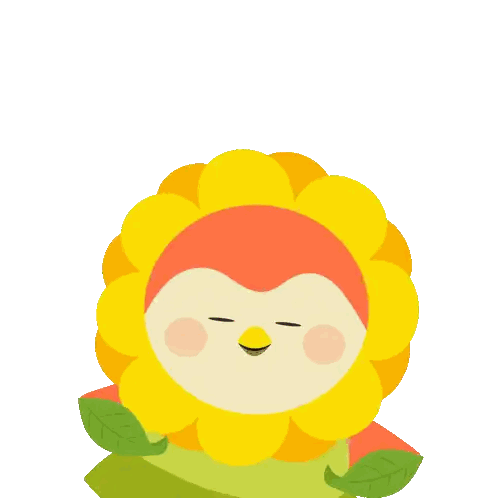 Soak Up The Sun Flower Sticker