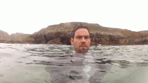 Soaking Wet Floating Sea GIF