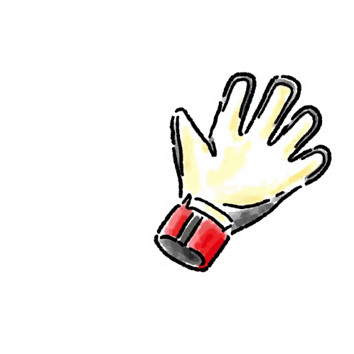 Soccer Ball and Goalkeeper Glove