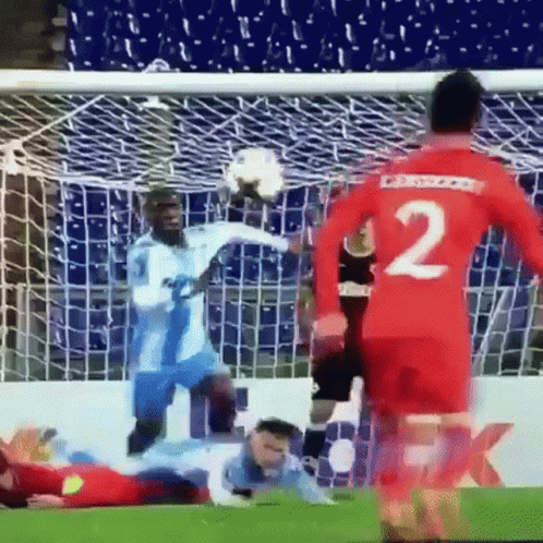 Soccer Ball Powerful Kick GIF