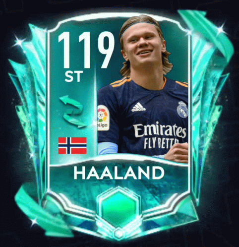 Soccer Card Haaland 119 St GIF