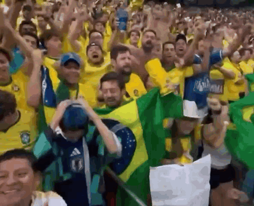 Soccer Crowd With Adidas Jersey GIF