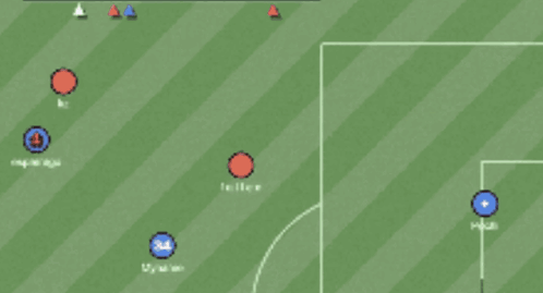 Soccer Field Red Scores