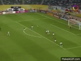 Soccer Field With Hyundai and McDonald's Ads