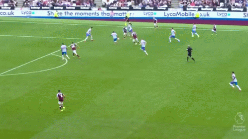Soccer Field With Lycamobile.co.uk Ads