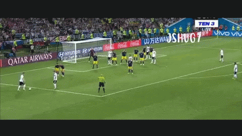 Soccer Field With Qatar Airways Ads