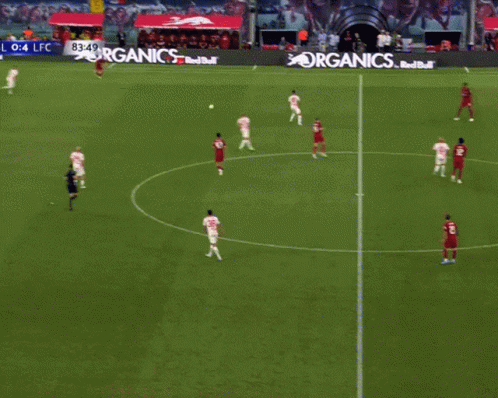Soccer Field With Visit Liverpool FC Sign