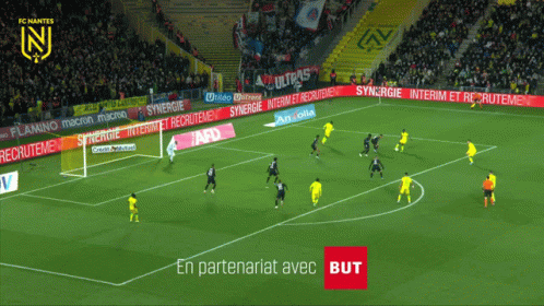 Soccer Game at FC Nantes Stadium